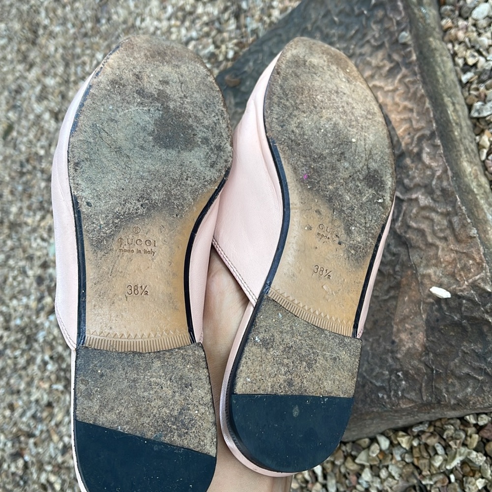 Gucci leather loafer size 38.5 pink - Picture 10 of 12